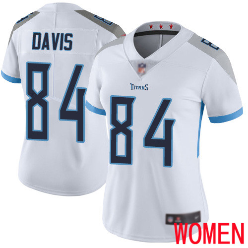 Tennessee Titans Limited White Women Corey Davis Road Jersey NFL Football 84 Vapor Untouchable